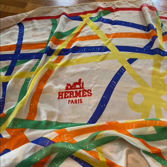 Multicolor Silk Scarf - Picture 6 of 6